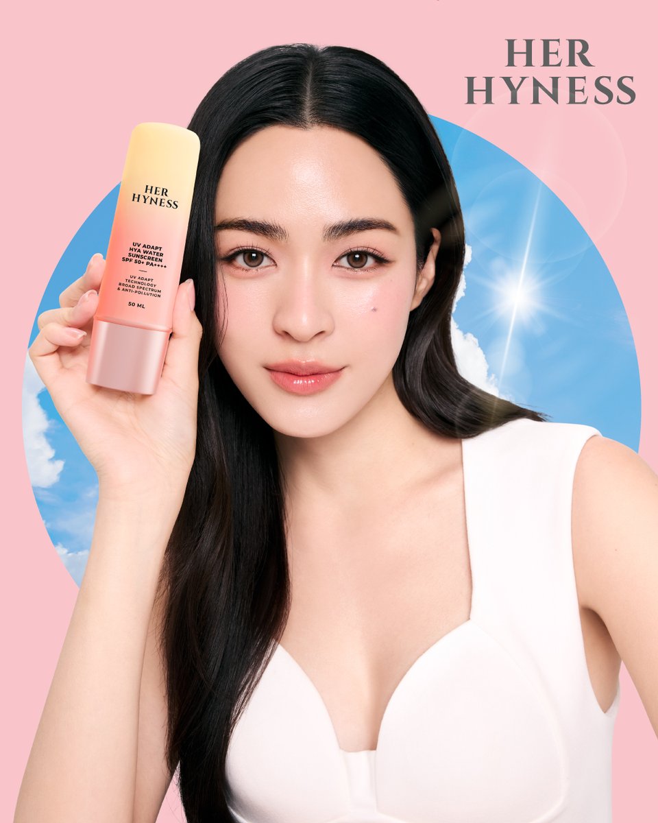 พี่หลิงคอนเฟิร์ม!
กันแดดที่ดีที่สุดของหลิงต้อง Her Hyness เท่านั้น!! 😍😘

กับครั้งแรกของกันแดดอัจฉริยะ 𝗛𝗲𝗿 𝗛𝘆𝗻𝗲𝘀𝘀 𝗨𝗩 𝗔𝗱𝗮𝗽𝘁 𝗛𝘆𝗮 𝗪𝗮𝘁𝗲𝗿 𝗦𝘂𝗻𝘀𝗰𝗿𝗲𝗲𝗻 𝗦𝗣𝗙𝟱𝟬+ 𝗣𝗔++++ ที่จะช่วยบูสต์กลไกให้ผิวกันแดดได้เองตามธรรมชาติ ปกป้องนาน 6 ชั่วโมง* ด้วย Smart UV