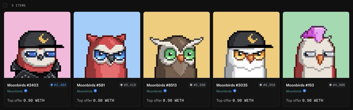 TheStevenWarner's tweet photo. Just swept the @moonbirds floor...

Total fomo move, ngl...

I'm not even in the discord yet lol...

Who are my moonbird friends, talk to me!

@spencer take us to the moon, literally and metaphorically!! https://t.co/ZfCbOCRdWN
