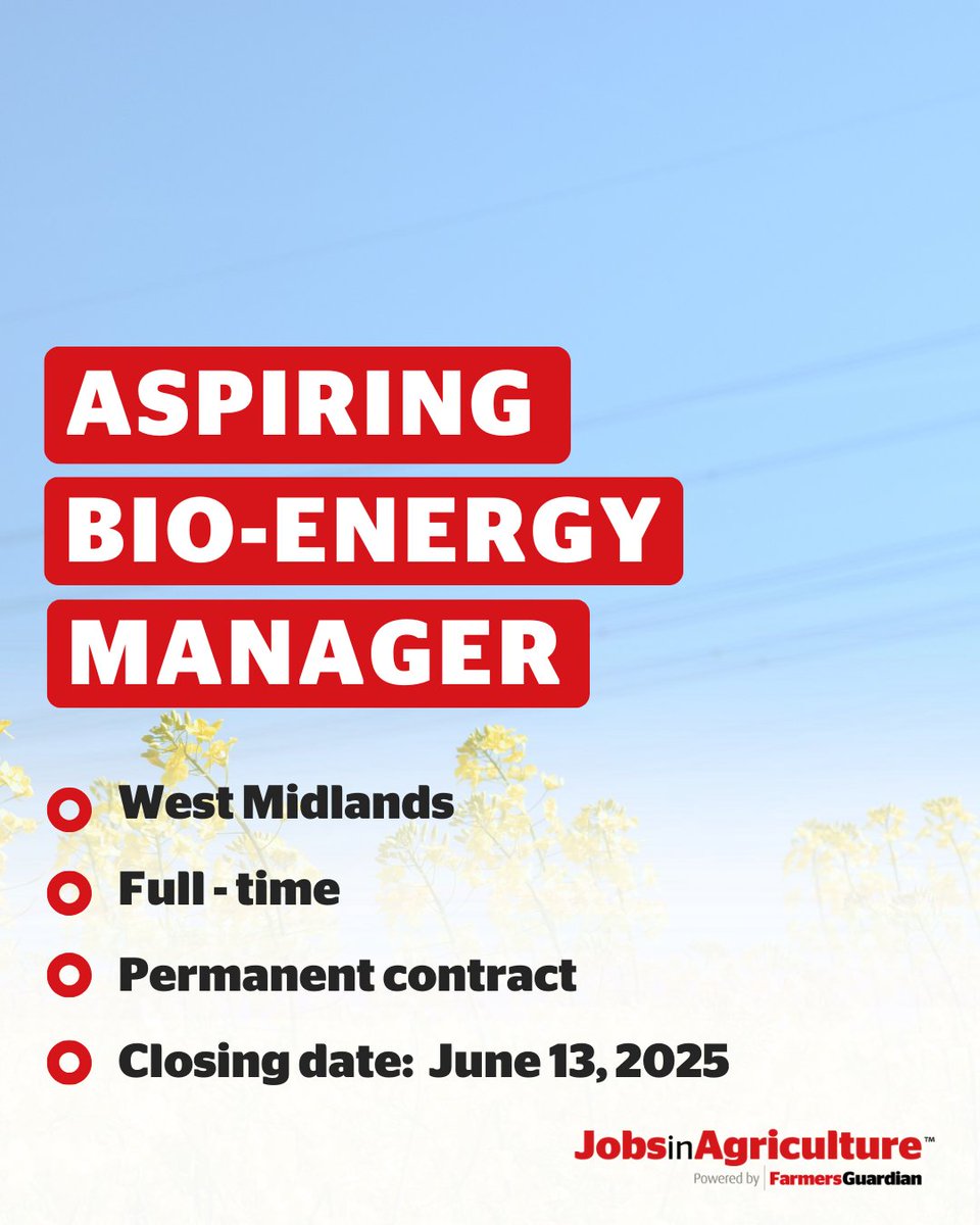 Jobs_In_Ag's tweet photo. On the hunt for your next role in agriculture? 👀

Fresh opportunities added every week so don’t miss out

Browse new jobs and sign up for alerts to get roles sent straight to your inbox ⬇️
https://t.co/7AgJoW9Zmm

#JobsInAgriculture #CareersInAg #farming #jobs https://t.co/3A9njff3By