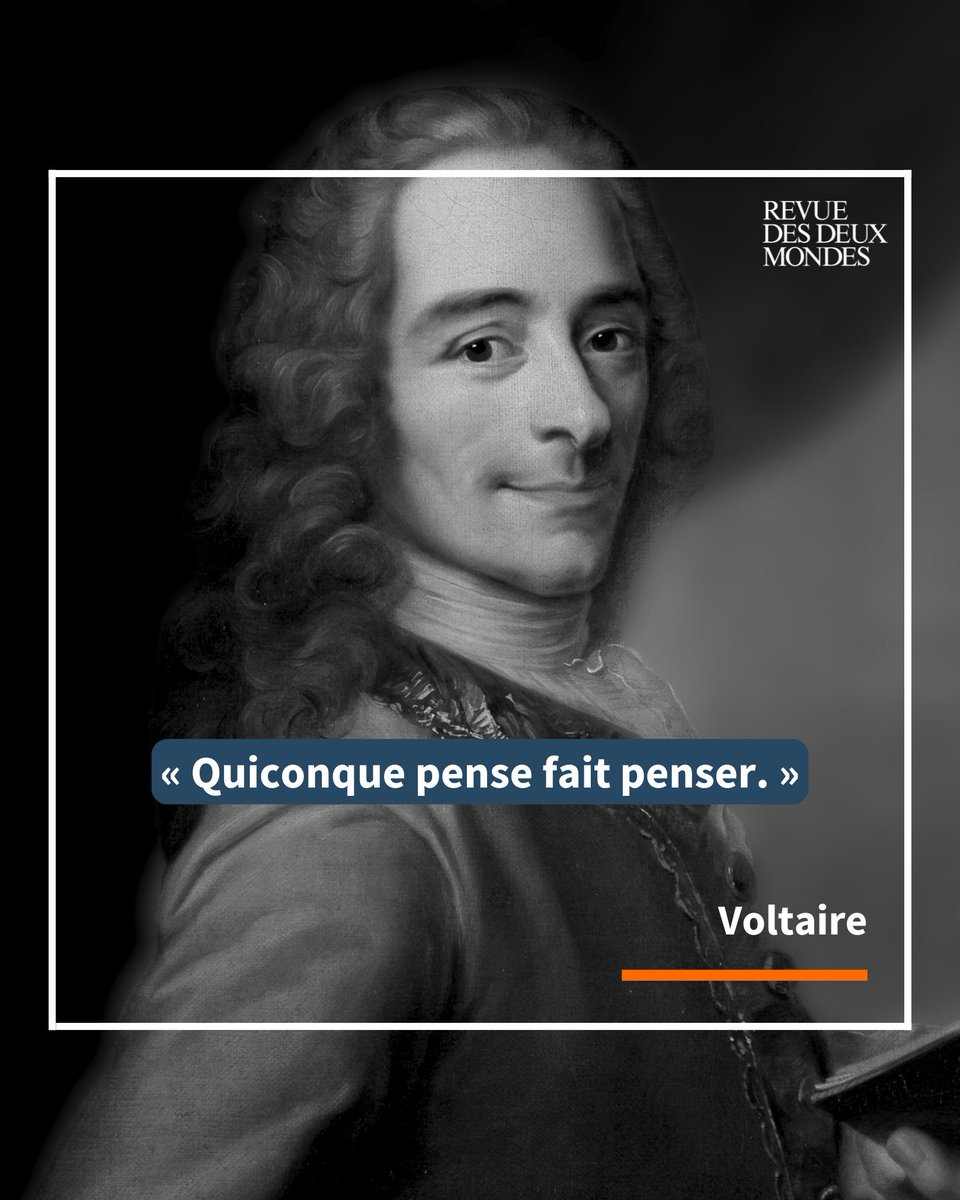 🔸 [ CITATION ]

« « Quiconque pense fait penser. » - #Voltaire 📚

Qu’en pensez-vous ? Partagez vos réflexions dans les commentaires ! 👇🏼 #citation