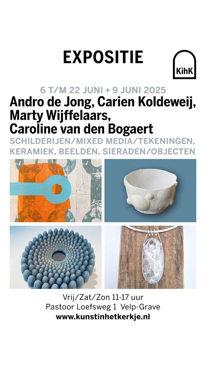 Kunst in het Kerkje (@kihkgrave) on Twitter photo 