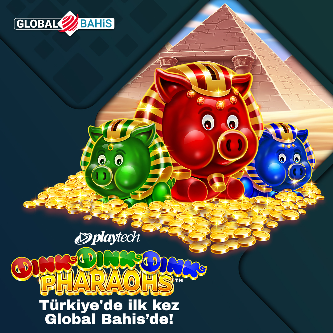 🐽🏺 Playtech’in yeni oyunu “Oink Oink Oink Pharaohs”, sadece Globalbahis’te! 

🧨💎 Piramit temasında eğlenceli bir deneyim seni bekliyor! 

🚀👑 Türkiye’de ilk kez Global Bahis'te! 

🎮 Hemen Keşfet🔥
📌tinyurl.com/GlobalBahis-Tw…