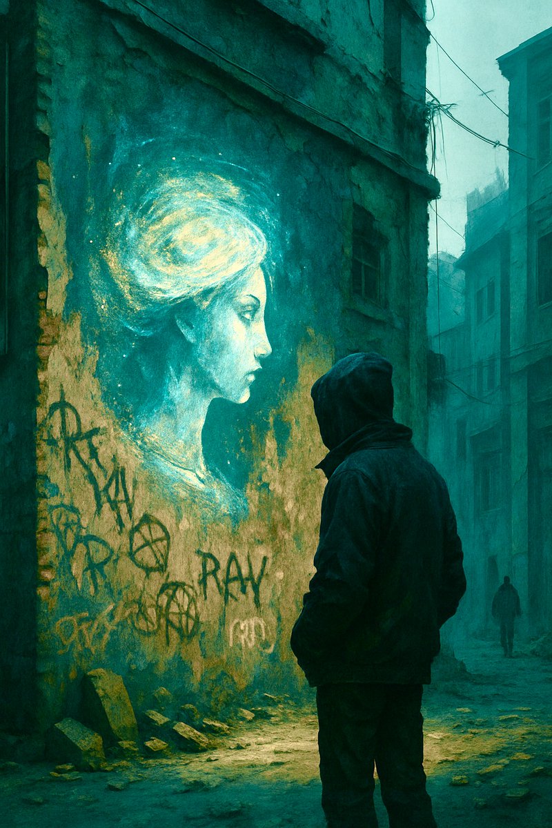 EchoLog_BB's tweet photo. Art isn’t always loud.
Sometimes, it whispers
only to those who need it.
#WASTEDYOUTH #ArtWhispers #CyberPoetry #BBlog #CreativeSignal https://t.co/nmWsKgYtrk