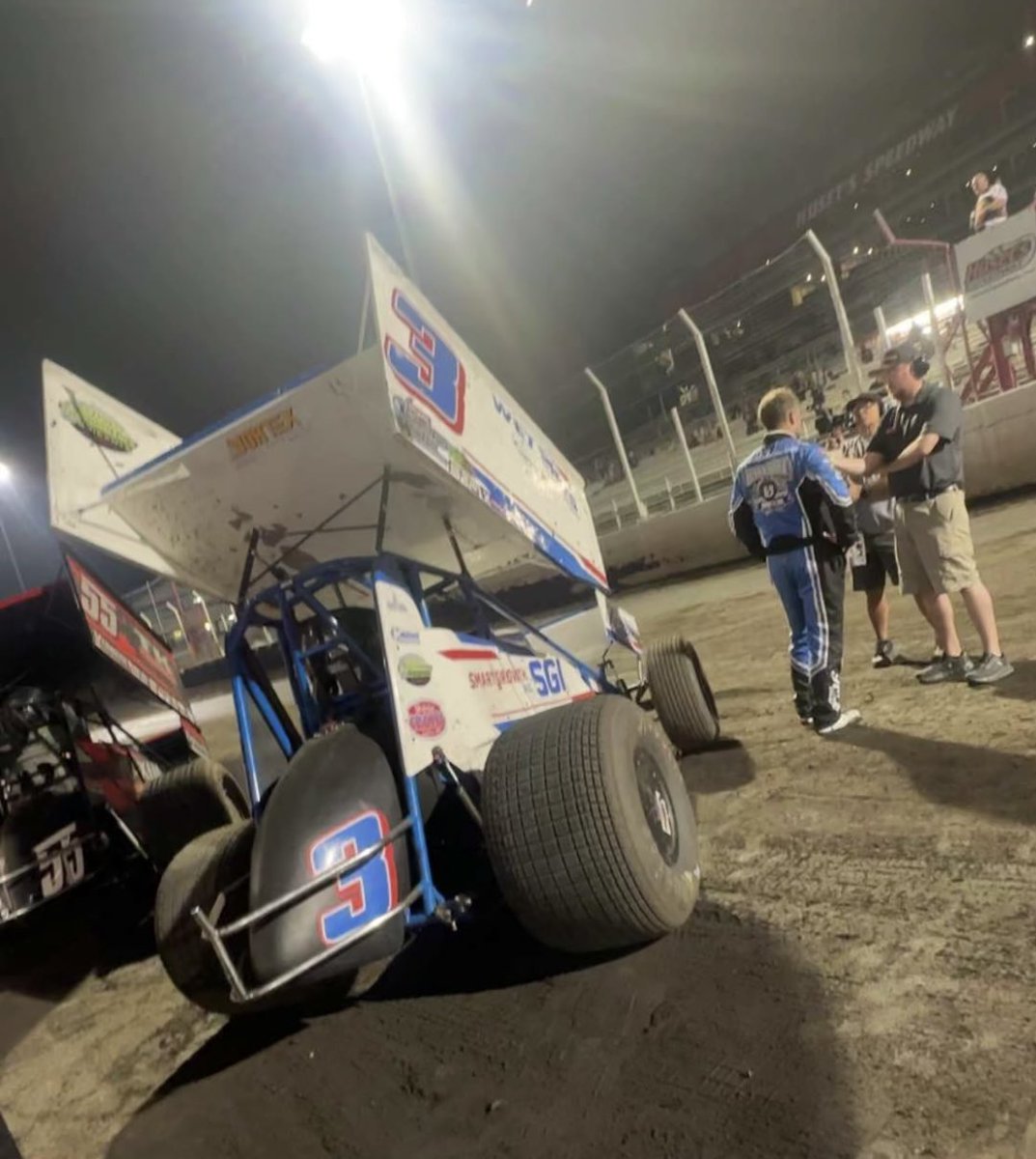 Ayrton Gennetten (@agennetten3) on Twitter photo P3 Tonight at <a href="/HusetsSpeedway/">Huset's Speedway</a>, tried to do something to get a run and stayed down too long and lost 2nd. Can’t be upset with our night, just clean some stuff up and keep the week rolling! P3 Tonight at <a href="/HusetsSpeedway/">Huset's Speedway</a>, tried to do something to get a run and stayed down too long and lost 2nd. Can’t be upset with our night, just clean some stuff up and keep the week rolling!