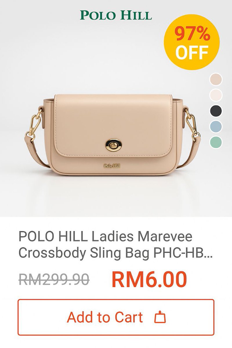 POLO tengah price error ke wehhh?! Handbag lagi murah dari nasi ayam — RM6 jeeee nyaaaaahh! Ni lah time kita shopping tak pakai otak 😭🛍️

Bookmark siap siap 🫵🏷️