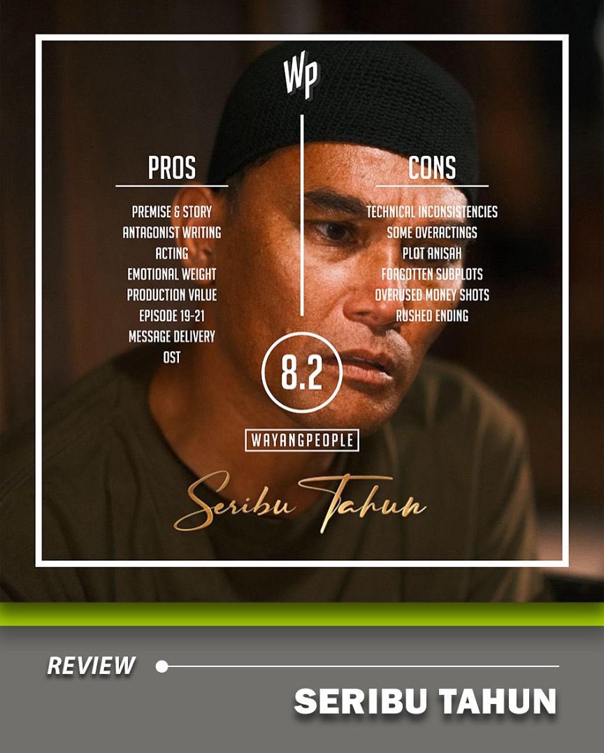 Seribu Tahun (2025)
People’s Score: 8.2/10
WP Score: 9.1/10
Director: Shahrulezad Mohameddin

#SundaySeries

Review penuh #SeribuTahun di sini:

instagram.com/p/DKW3l4LzosP/…