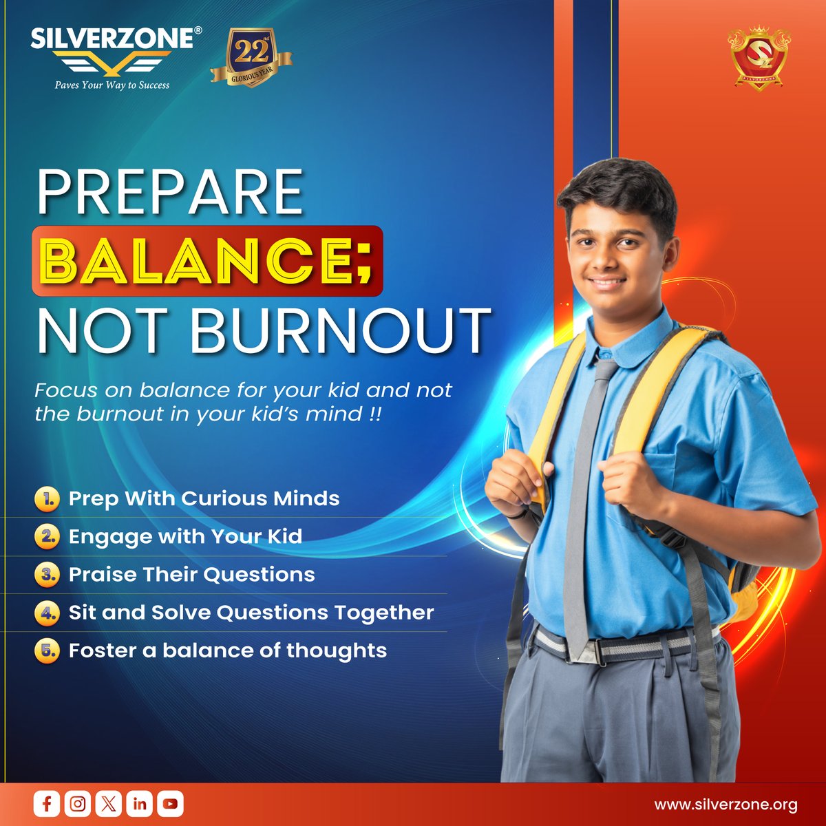 SZOlympiads's tweet image. Prepare with Balance, Not Burnout!

Support your child’s learning journey by nurturing curiosity, praising questions, and staying engaged—because real success comes from a healthy, balanced mindset.

Let’s raise achievers, not overthinkers.

#SilverZoneOlympiads #BalancedLearning