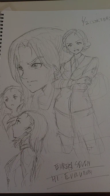 入院3日目
絵は描けるのか?(エウレカハイエボ見た)
自分じゃわからないのでバランス上げ 