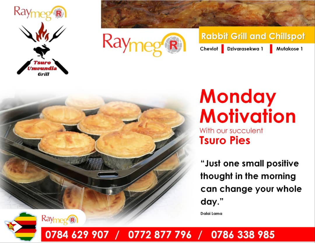 Monday Motivational vibes ✨️ 
Happy New Week!
#raymegrabbit #simplydelicious #flamegrilledburger #ovenfresh #rabbitpolony