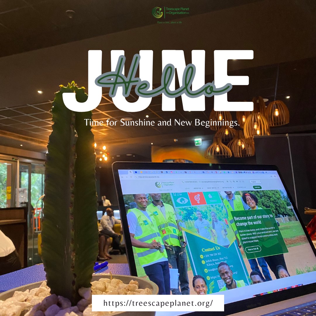 Hello, June!

New month. New week. New roots to grow.🌱
Let’s make space for #ClimateAction, community, and green goals.

What’s one thing you’ll do for the planet this June?

#PlantTrees #ChangeLives #Sustainability