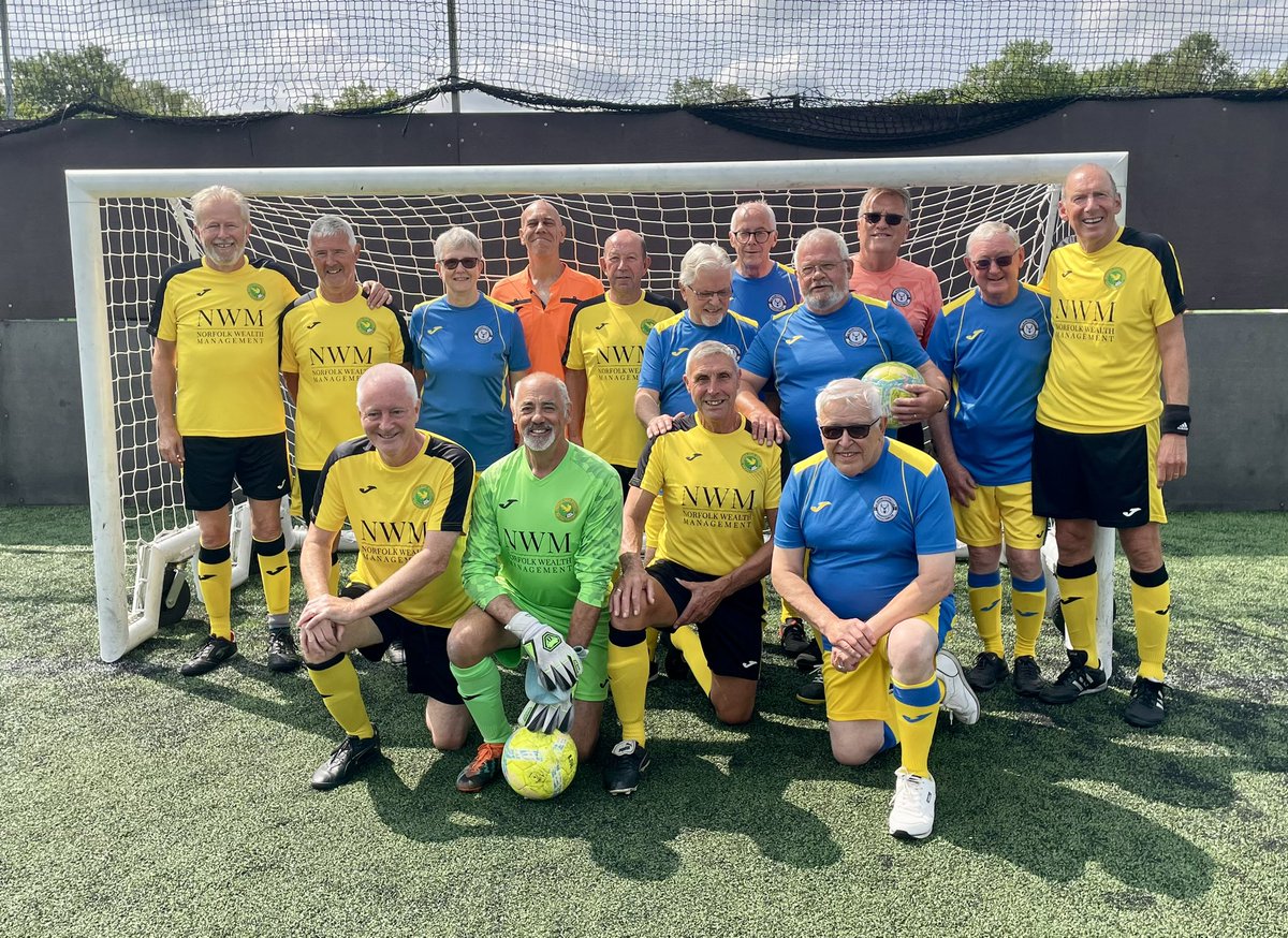 Our over 65’s played Dereham Dribblers in the 2nd round of the <a href="/thewfauk/">The WFA</a> National Cup in what was a very enjoyable game of #WalkingFootball progressing to Rd3.