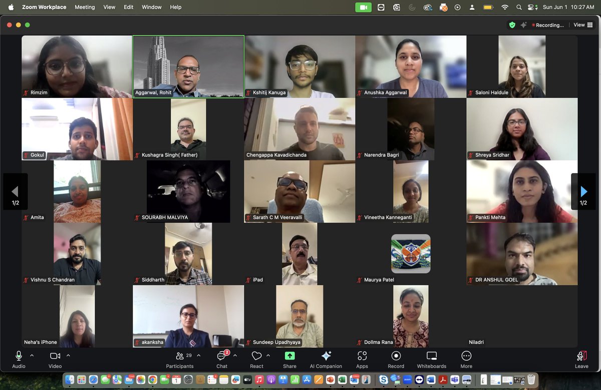 Myositis_India's tweet image. Myositis India held its General Body Meeting on 1st June 2025 with great input from MAB & doctors, focused on growth, outreach & patient care. Grateful for this strong step forward!
#MyositisIndia #PatientCare