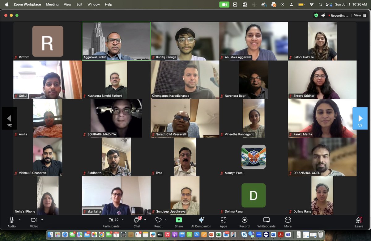 Myositis_India's tweet image. Myositis India held its General Body Meeting on 1st June 2025 with great input from MAB & doctors, focused on growth, outreach & patient care. Grateful for this strong step forward!
#MyositisIndia #PatientCare