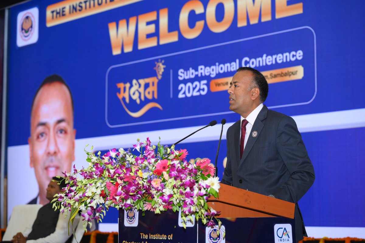ca_ssanghi's tweet image. Honoured to be part of the Sub-Regional Conference at IIM Sambalpur—an inspiring effort by Sambalpur, Jharsuguda &amp;amp; Rourkela branches of EIRC-ICAI. Privileged by the presence of Prof. Jaiswal, Shri Tripathy &amp;amp; Shri Dharmendra Pradhan. #ICAI #EIRC #IIMSambalpur