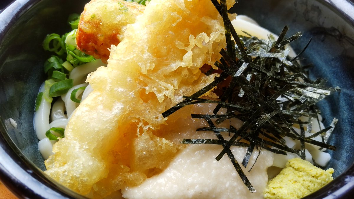 今日は休みの大盛りぶっかけ！！
珍しく一瞬で入れて平日休みのあり
がたみを感じました！