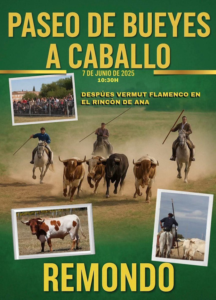 ATCIscar's tweet photo. Este sábado tenemos un paseo de bueyes a caballo muy cerquita de aquí, en Remondo, Segovia. https://t.co/Y3Pu9qHBea