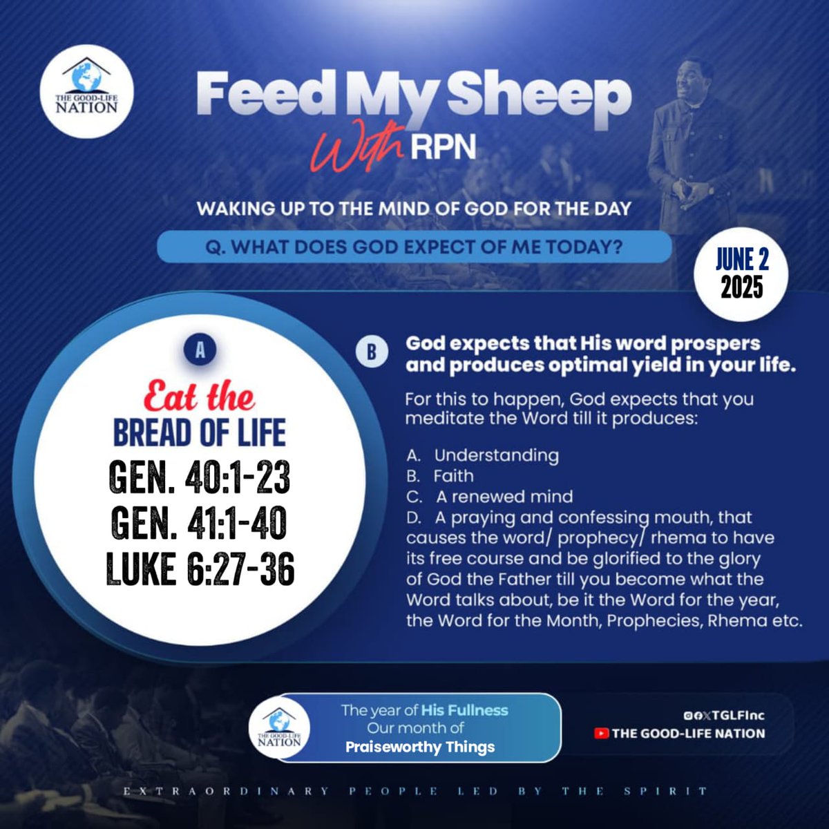 Understanding takes away the struggles. -RPN

#BreadOfLifeWithRPN