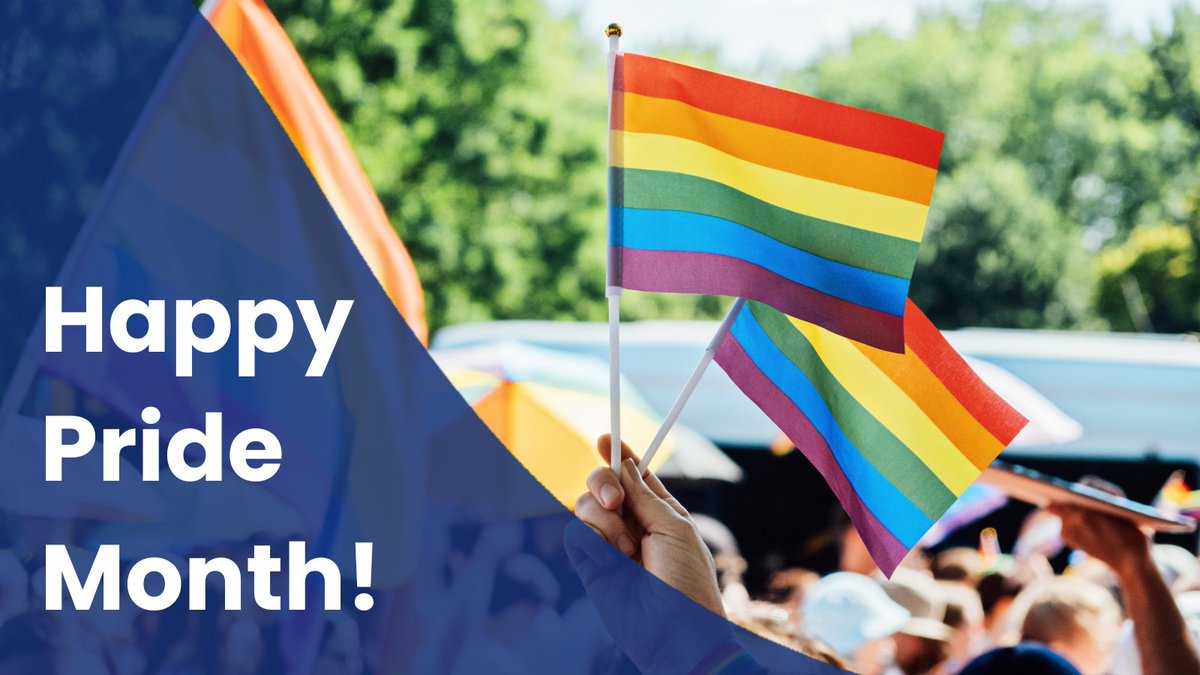 It’s officially #PrideMonth! 🌈 

To all members of our community, this month and every month, we hope you feel proud to be unapologetically you! 🤗 

#Pride