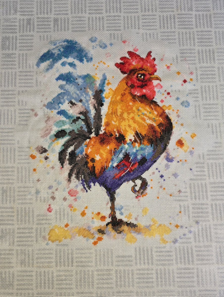 colouralwayz's tweet photo. Rooster 🐓 🪡 https://t.co/tAm4vEFXTp