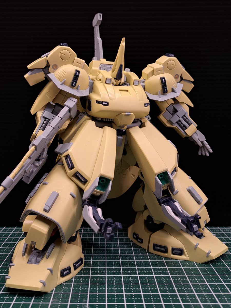 MaydecModel's tweet image. #皆さんサフ前と塗った後を見せてください
HGUC ジ・O The-O