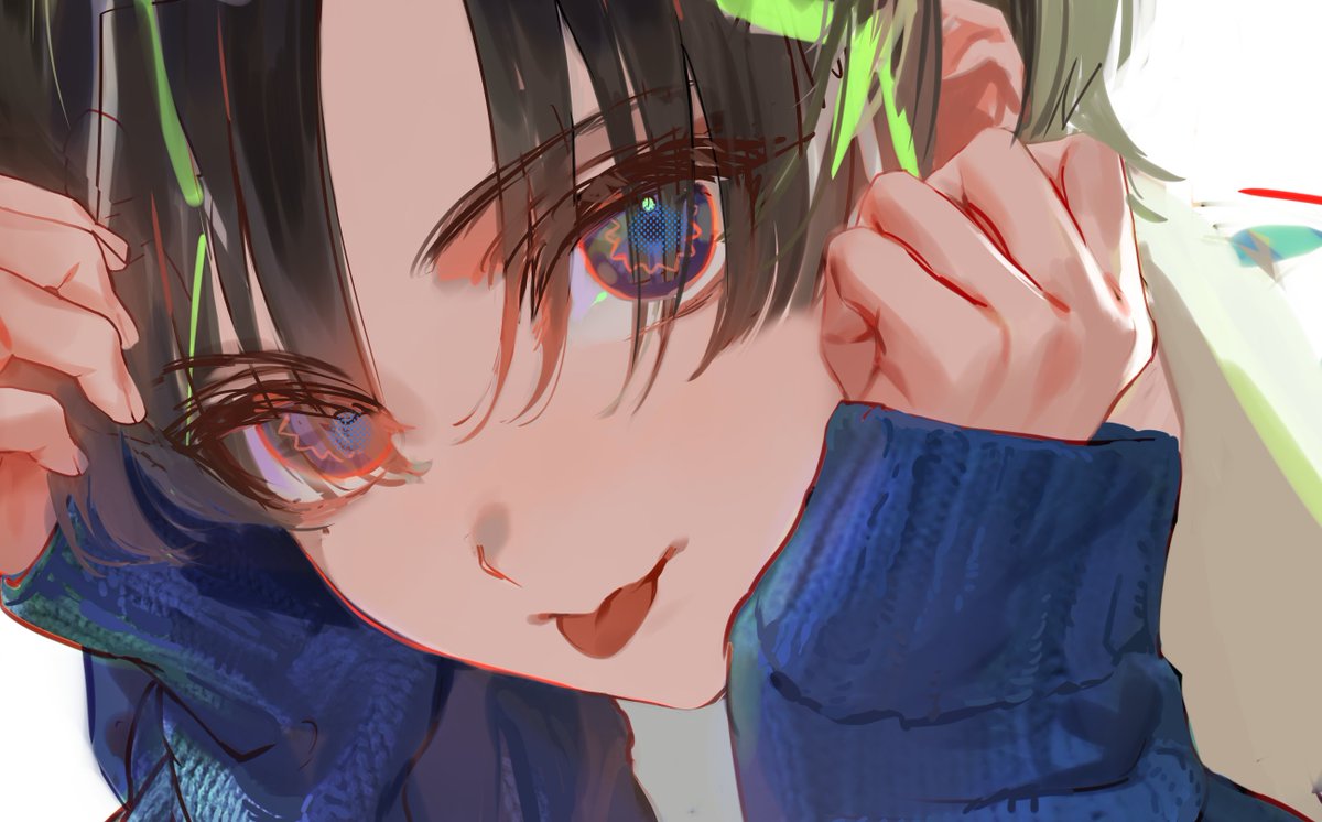 wip 顔可愛くなれ～と念じている