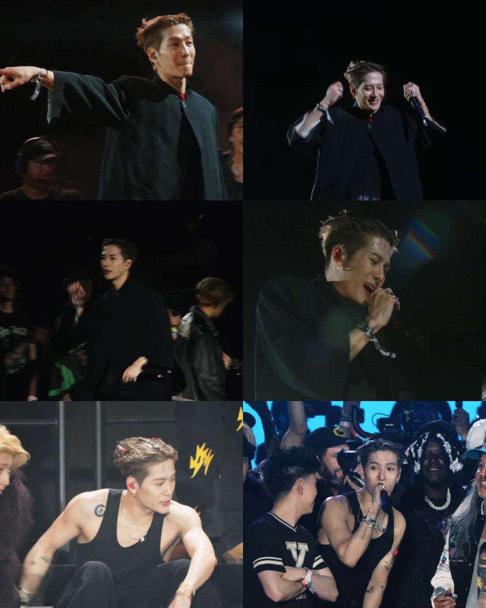 Jackson Wang at the Head in the Clouds 10 Year MAGIC SHOW Party ☁️