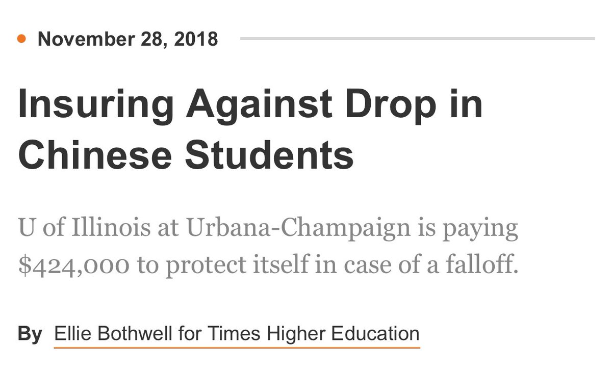 UIUC securitized Chinese international students in 2017.

They know ball.