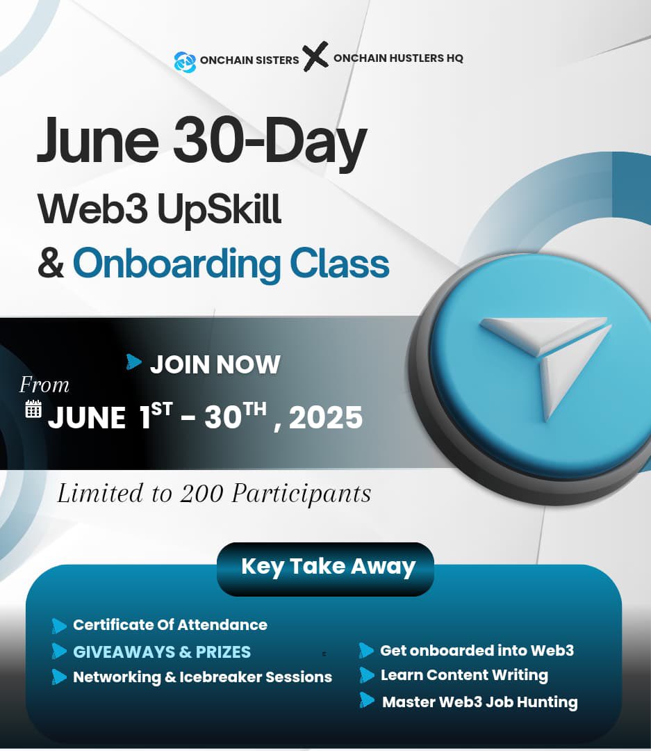 Tomilala🩵❀༉ꕤ (@tomilala_) on Twitter photo Good morning beautiful people 🙃🩵
I got picked to teach in the June learning series.
30 days of sharing what I know about content writing.
Shoutout to <a href="/onchainsisters/">web3_princess🩵(alt)</a> for giving underground creators a real shot at visibility.
Catch me on Telegram this June. It’s about to be a Good morning beautiful people 🙃🩵
I got picked to teach in the June learning series.
30 days of sharing what I know about content writing.
Shoutout to <a href="/onchainsisters/">web3_princess🩵(alt)</a> for giving underground creators a real shot at visibility.
Catch me on Telegram this June. It’s about to be a