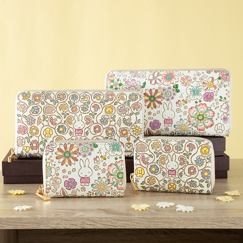 フラワーミッフィー　/　長財布 Flower Miffy