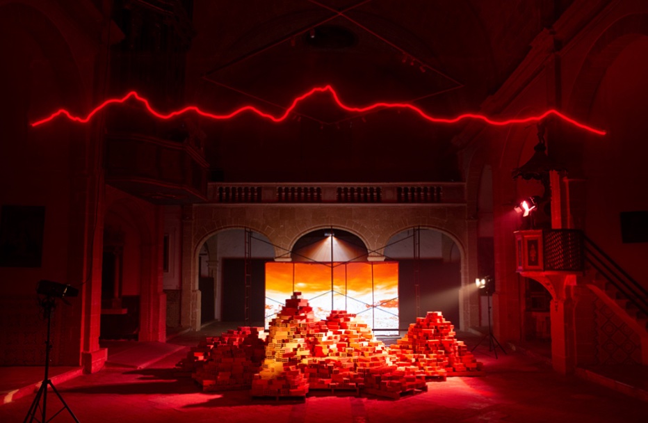 OLIMPIA VELASCO. 

Red Mountain. Pollença Museum, Illes Balears, Spain, 2023.