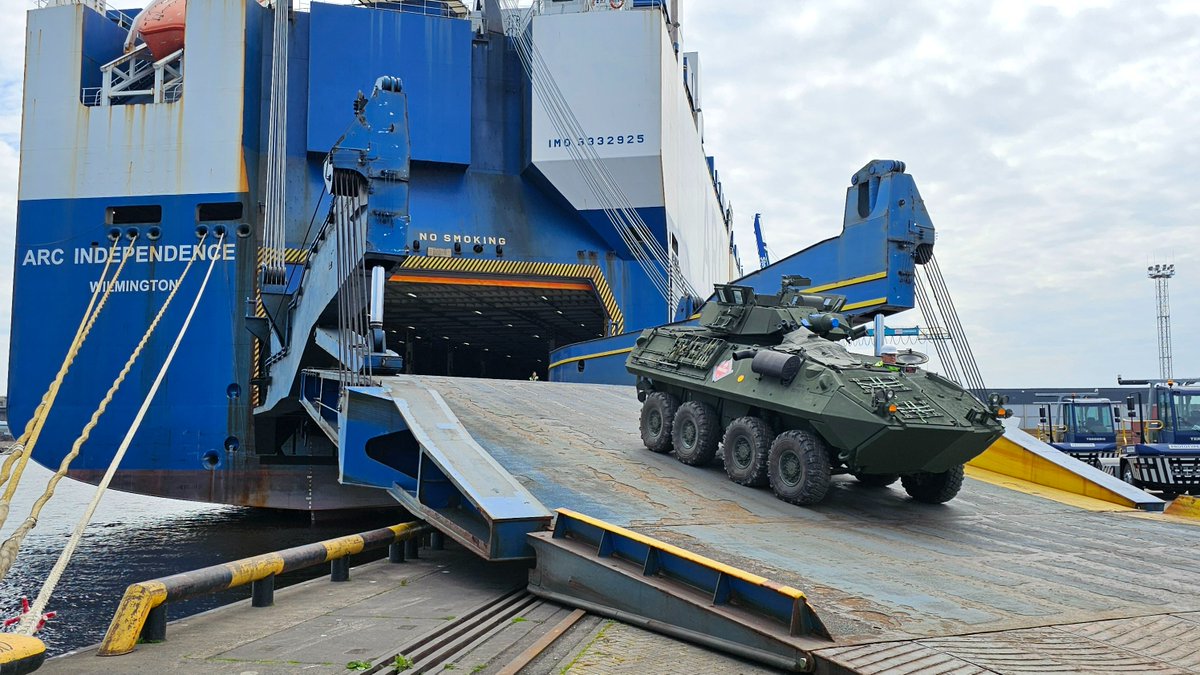 🚢🇺🇸 The ARC Independence has arrived at Ventspils Port carrying essential U.S. military equipment for #BALTOPS25!  

Conducted by the United States and executed by NATO, BALTOPS is the Baltic region’s premier maritime-focused military exercise. From June 3–20, approximately 16