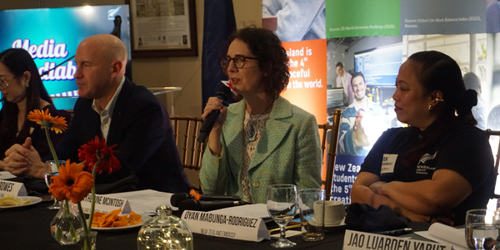 Education is at the heart of people-to-people diplomacy. 🇳🇿🇵🇭 We teamed up Education New Zealand for a roundtable with PH media to highlight practical, work-ready learning, student support, and more Manaaki New Zealand Scholarships for Filipino learners.
