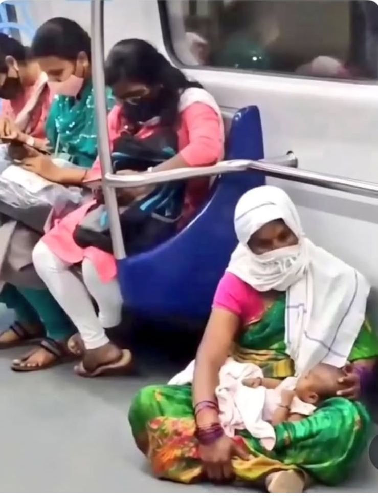 If it were #men sitting on those seats, hundreds of #feminist girls would be abusing them.