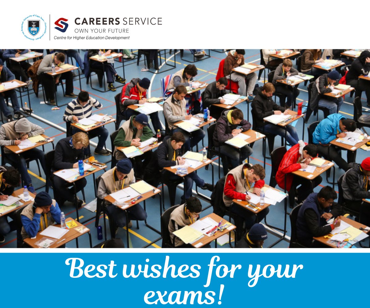 Wishing all UCT students strength and success this exam season! You’ve got this! #UCT #YouGotThis #ExamSeason