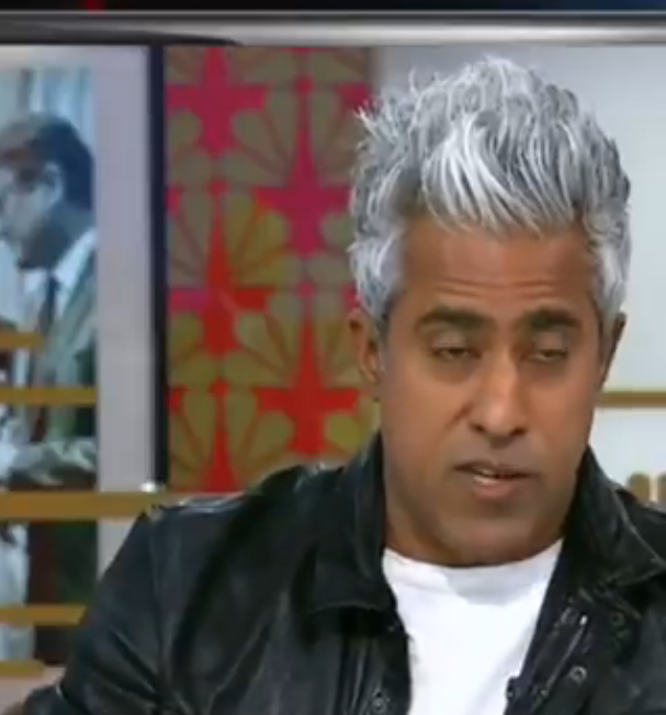 PatrickBitman_'s tweet photo. they're really trying to rizz us up with the s-tier anime indian post-rock leather jacket cool guys now 🤣😎 #msnbc #usaid #h1b #pajeet #india https://t.co/7r0dVb0VyY
