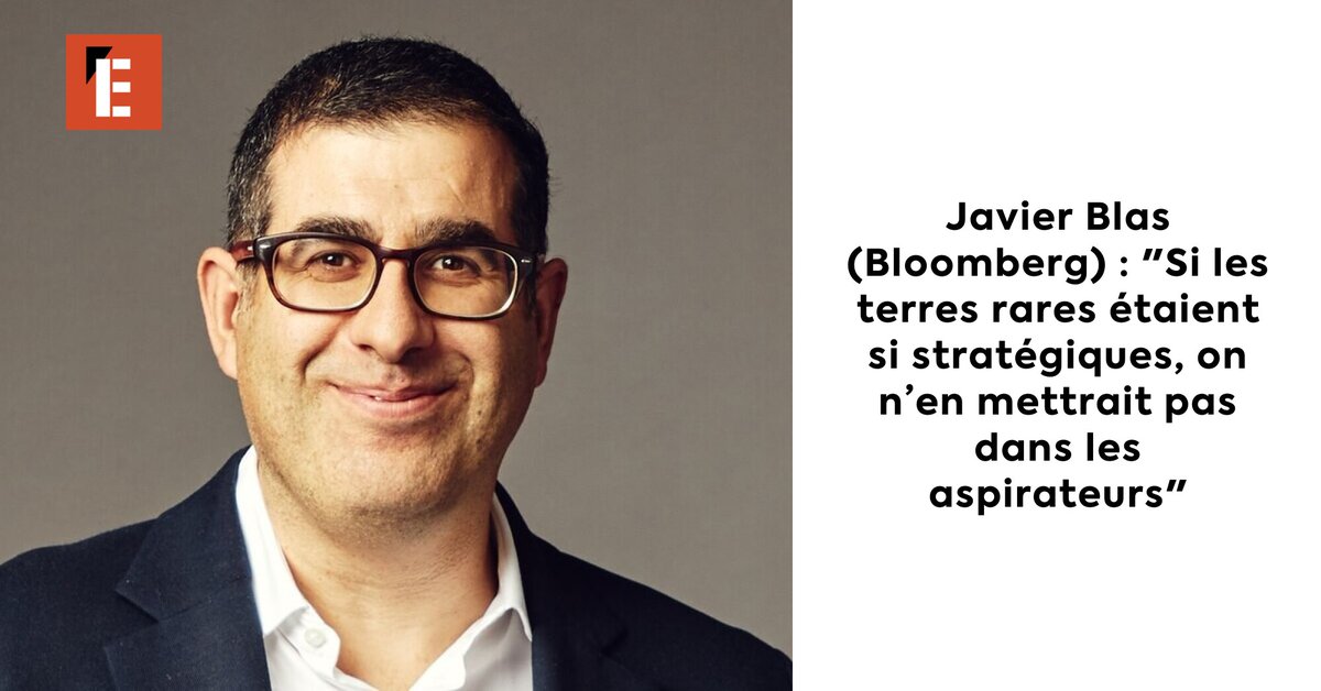 🗣️ Javier Blas (Bloomberg) : "Si les terres rares étaient si stratégiques, on n’en mettrait pas dans les aspirateurs" ⤵️

✍️ Par <a href="/Bapt_Langlois/">Baptiste Langlois</a> et <a href="/MRecoquille/">Maxime Recoquillé</a> 

➡️ l.lexpress.fr/LI1