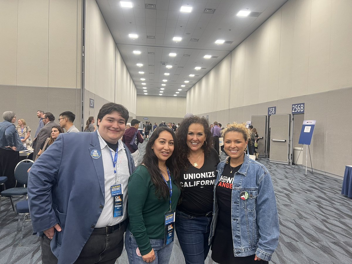 jacky4pomona's tweet image. Out here at CADEM doing our thing 💪🏼 #labor #delegate