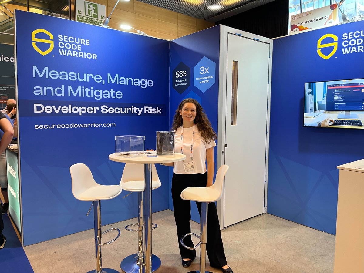 SecCodeWarrior's tweet image. Thank you to all who visited us at #OWASP #AppSecEU2025 Barcelona! It was an incredible two days of insights &amp;amp; connections. 🤝 Big thanks to those at the &apos;Cocktails &amp;amp; Conversations&apos; Happy Hour event for engaging discussions on #securecode &amp;amp; #DeveloperRiskManagement! 🔒✨