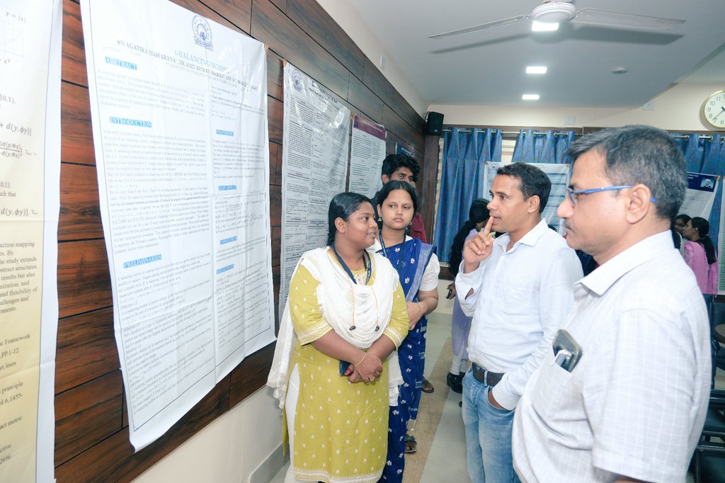Two-day National "Conference on Recent Trends of Research in Mathematical Sciences " was held at Fakir Mohan University on 30th-31st May 2025 organized by the P.G Department of Mathematics .
#FakirMohanUniversity #FMUniversity #VyasaVihar <a href="/IPR_Odisha/">I & PR Department, Odisha</a> <a href="/DHE_Odisha/">Higher Education Department, Govt. of Odisha 🇮🇳</a>