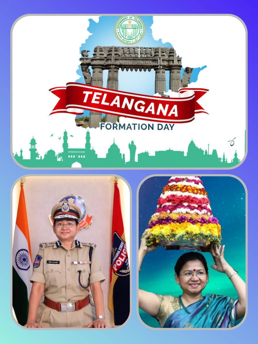 SwatiLakra_IPS's tweet image. తెలంగాణ ప్రజలకు రాష్ట్ర అవతరణ దినోత్సవ శుభాకాంక్షలు.
జై తెలంగాణ 💐🌾
#TelanganaFormationDay2025
#TelanganaFormationDay
#TelanganaFoundationDay