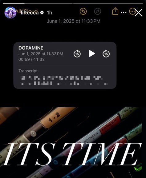 La sortie du nouvel album de Lil Tecca est désormais imminente… 👀

         « DOPAMINE » 

📆: très bientôt