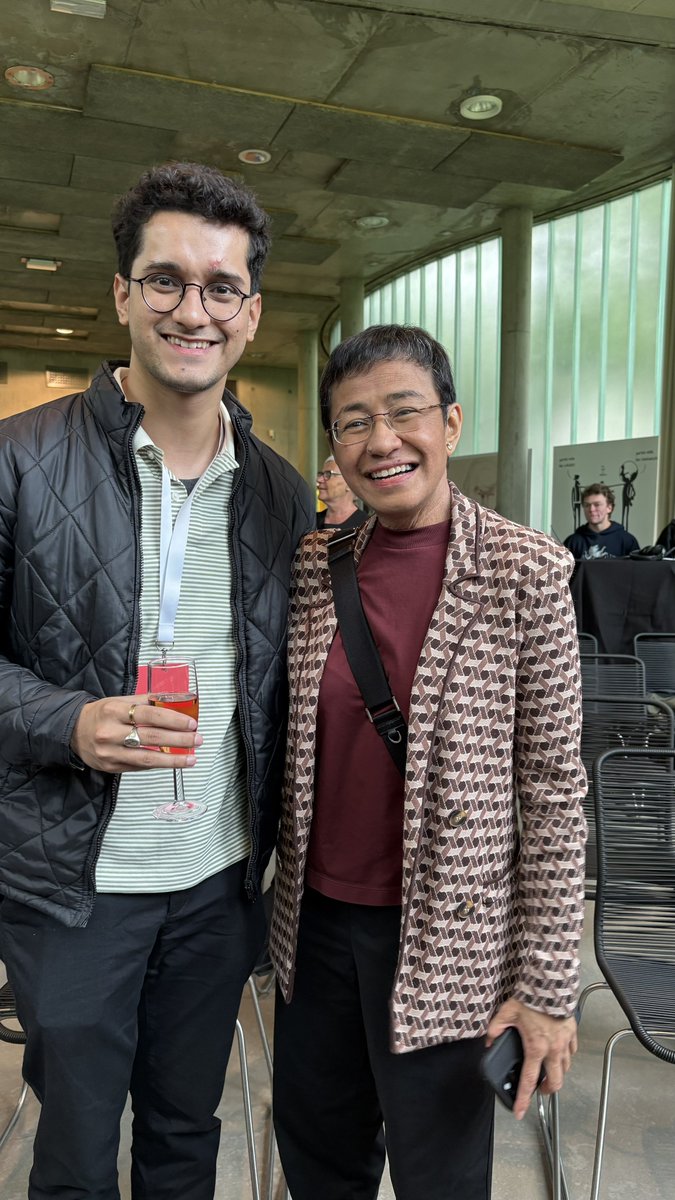 Saurav Das (@sauravdassss) on Twitter photo Glad to have met Nobel Laureate <a href="/mariaressa/">Maria Ressa</a> in Norway, where I am attending the World Expression Forum. This yearโs theme is resistance.
With young experts from over 40 countries, weโre discussing the growing threats to freedom of speech and expression across democracies and Glad to have met Nobel Laureate <a href="/mariaressa/">Maria Ressa</a> in Norway, where I am attending the World Expression Forum. This yearโs theme is resistance.
With young experts from over 40 countries, weโre discussing the growing threats to freedom of speech and expression across democracies and