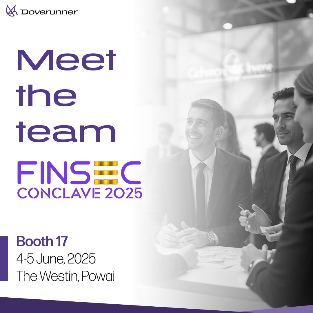 DoveRunner is all set for FinSec Conclave 2025!

Schedule your meet - lnkd.in/dvrR5EGA

#FinSec2025 #DoveRunner #FintechSecurity #MobileAppSecurity #CyberSecurity #AppSec #DataProtection #AppSecurity