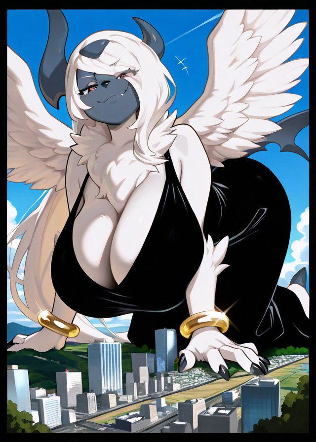 AbsoliaLustRP's tweet image. Bigger, curvier, better, might get mischievous when playing with the smolls, and might accidentally cause a "disaster" if I get too excited. the goddess has gotten so so powerful and ENORMOUS that it's harder to shrink down onto your puny planet than outgrow it~