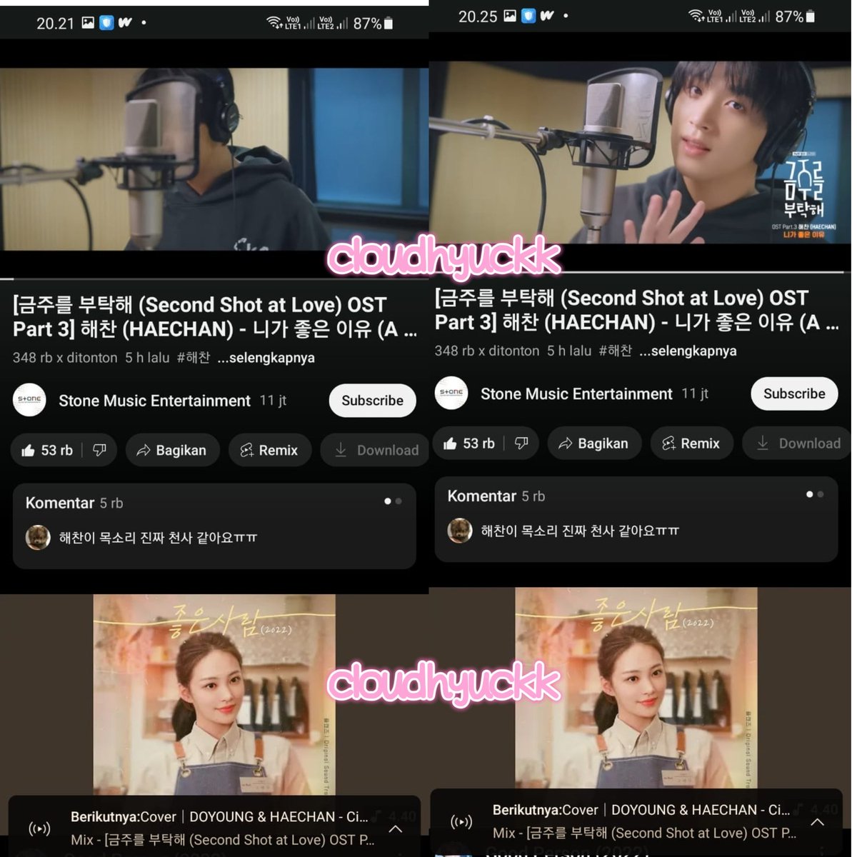arin (@cloudhyuckk) on Twitter photo 🐻 HAECHAN OST STREAMING PARTY 🐻
금주를 부탁해 (Second Shot at Love) - HAECHAN
🔗 youtu.be/-io3ZkzEWjs
‼️DON'T BREAK THE CHAIN‼️
<a href="/ntangiyeo/">ntang ʕ·ᴥ·ʔ | freetag haechan ost</a> <a href="/haechpudu66/">nanapp ʕ ᵔⰙᵔ⠕ʔ</a>
<a href="/b_roownie/">caaak</a>
HAECHAN OST OUT NOW
#HAECHAN_TheReasonILikeYou
#해짜니의선물_니가좋은이유_같이듣자 🐻 HAECHAN OST STREAMING PARTY 🐻
금주를 부탁해 (Second Shot at Love) - HAECHAN
🔗 youtu.be/-io3ZkzEWjs
‼️DON'T BREAK THE CHAIN‼️
<a href="/ntangiyeo/">ntang ʕ·ᴥ·ʔ | freetag haechan ost</a> <a href="/haechpudu66/">nanapp ʕ ᵔⰙᵔ⠕ʔ</a>
<a href="/b_roownie/">caaak</a>
HAECHAN OST OUT NOW
#HAECHAN_TheReasonILikeYou
#해짜니의선물_니가좋은이유_같이듣자