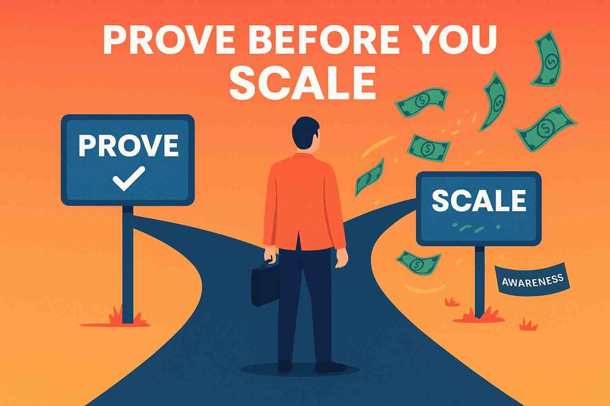 If You Can’t Convert Intent, You Can’t Convert Demand.  
Before you waste $10k on “awareness,” do this:  🧵 
Here’s how to prove your funnel fast → 
ppcdesigns.com/blog/startup-e… 

#startups #growthmarketing #saas #founders #ppc #b2bmarketing #demandgen