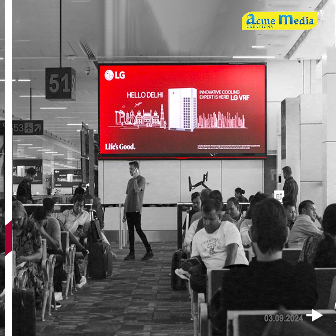 acmemedia_cn's tweet photo. A sneak peek at our Airport Branding campaign for LG’s air conditioning systems at prominent terminals. 

Get custom quotes for Airport Ads
📞+91 96430 19086, or info@acmemedia.in https://t.co/yYmcjAoxej