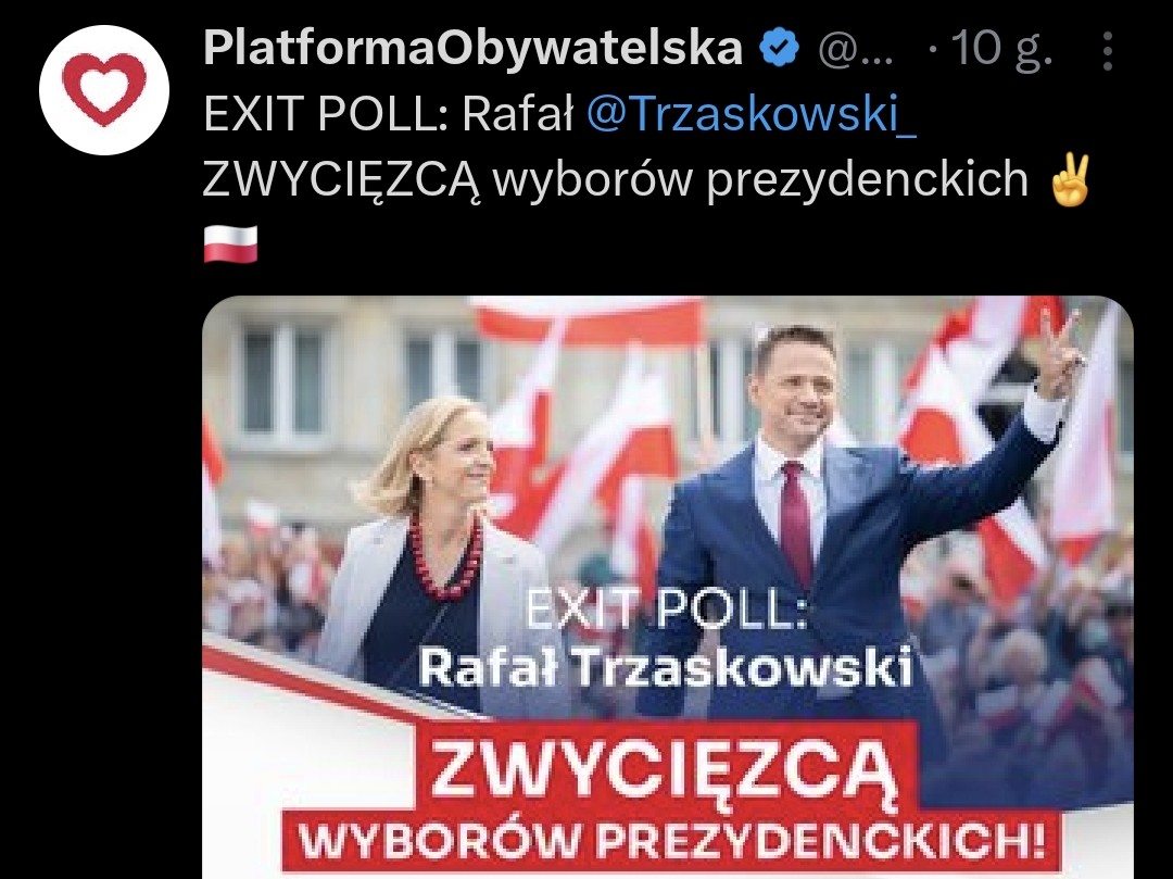 Dupa mi odpadła ze śmiechu. Czaicie, że nawet Gabriel Narutowicz był prezydentem dłużej niż Trzaskowski?