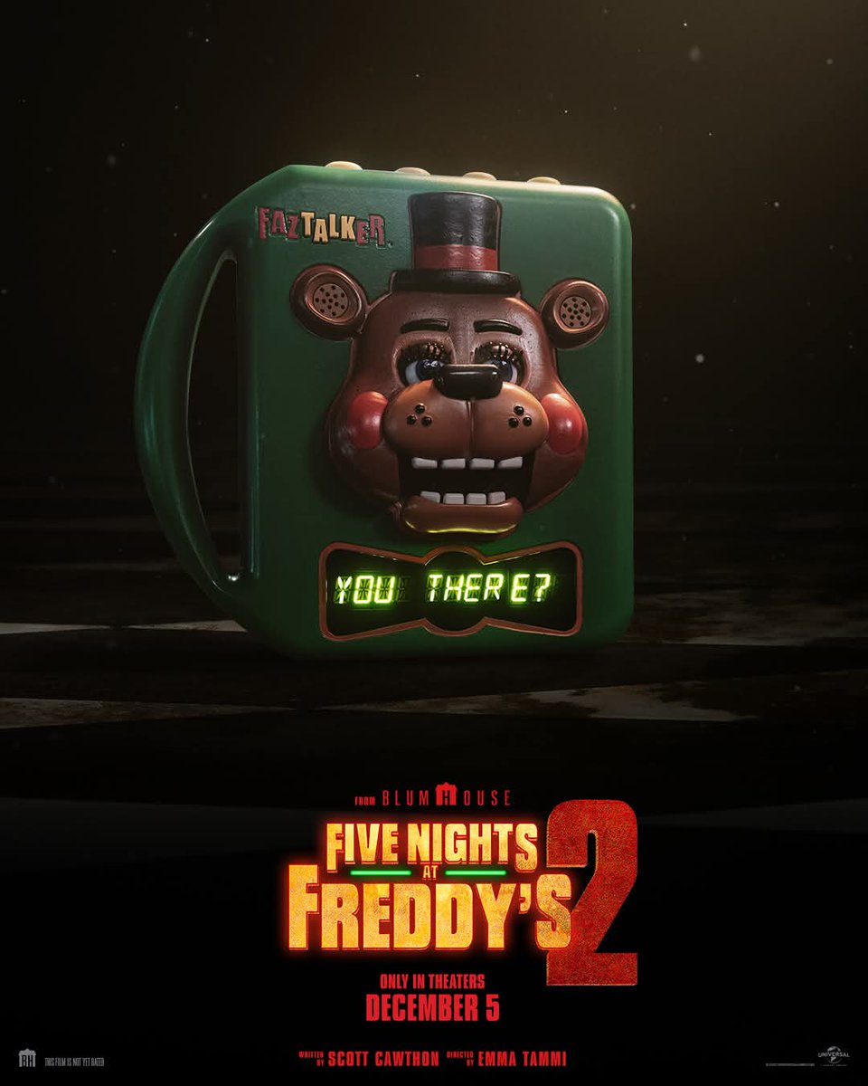 Century Cinemax Uganda (@cinemaxug) on Twitter photo All-new poster for #FiveNightAtFreddys2.
Only in <a href="/CinemaxUg/">Century Cinemax Uganda</a> December 5.
#ComingSoon All-new poster for #FiveNightAtFreddys2.
Only in <a href="/CinemaxUg/">Century Cinemax Uganda</a> December 5.
#ComingSoon