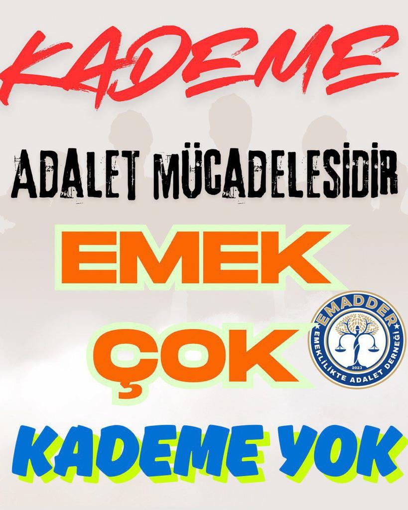 EMADDER Recep ⚖️ (@rk343737) on Twitter photo <a href="/EmadDernegi/">EMEKLİLİKTE ADALET DERNEĞİ ⚖️</a> Herşeyimiz tamam o halde neden 17-20 yıl bekliyoruz
#EmekÇokKademeYok <a href="/EmadDernegi/">EMEKLİLİKTE ADALET DERNEĞİ ⚖️</a> Herşeyimiz tamam o halde neden 17-20 yıl bekliyoruz
#EmekÇokKademeYok